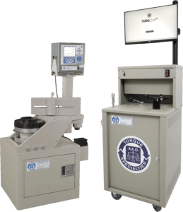 Hydraulic torque wrench calibration system by AKO Torque.